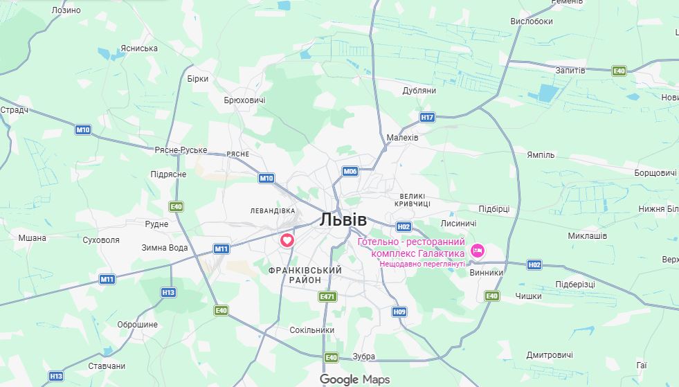 Як доїхати до готелю Галактика. Маршрути з різних міст України .